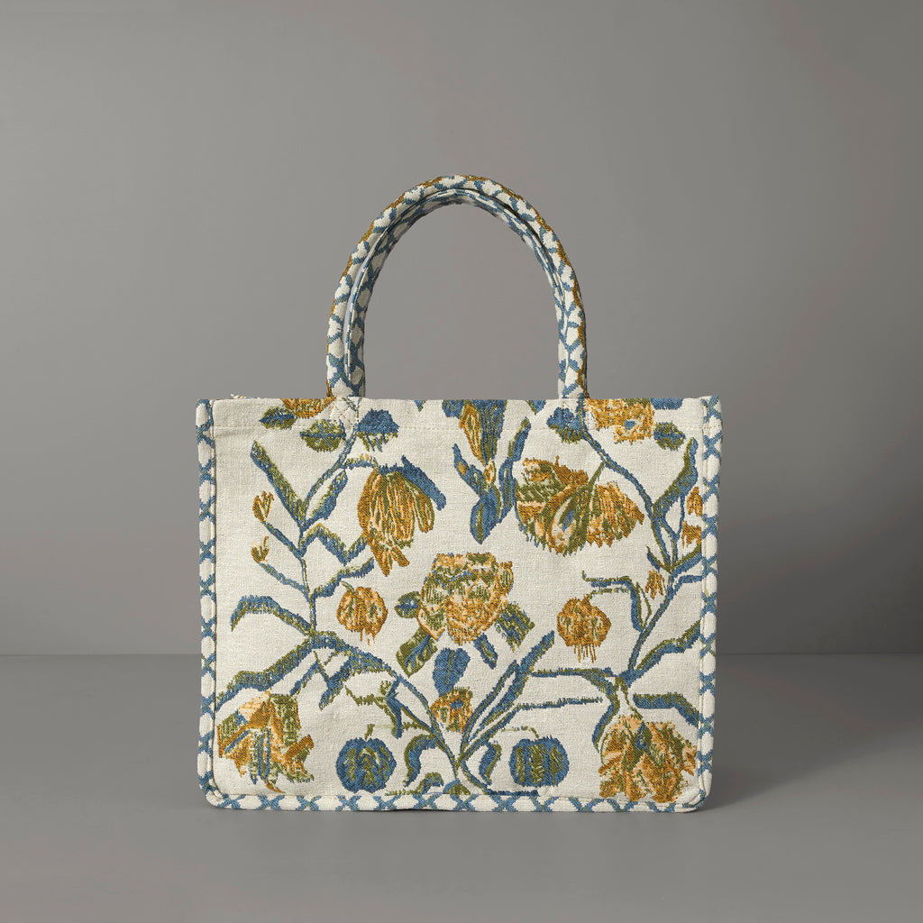 Anniken Spring Flower Yellow/Blue Large