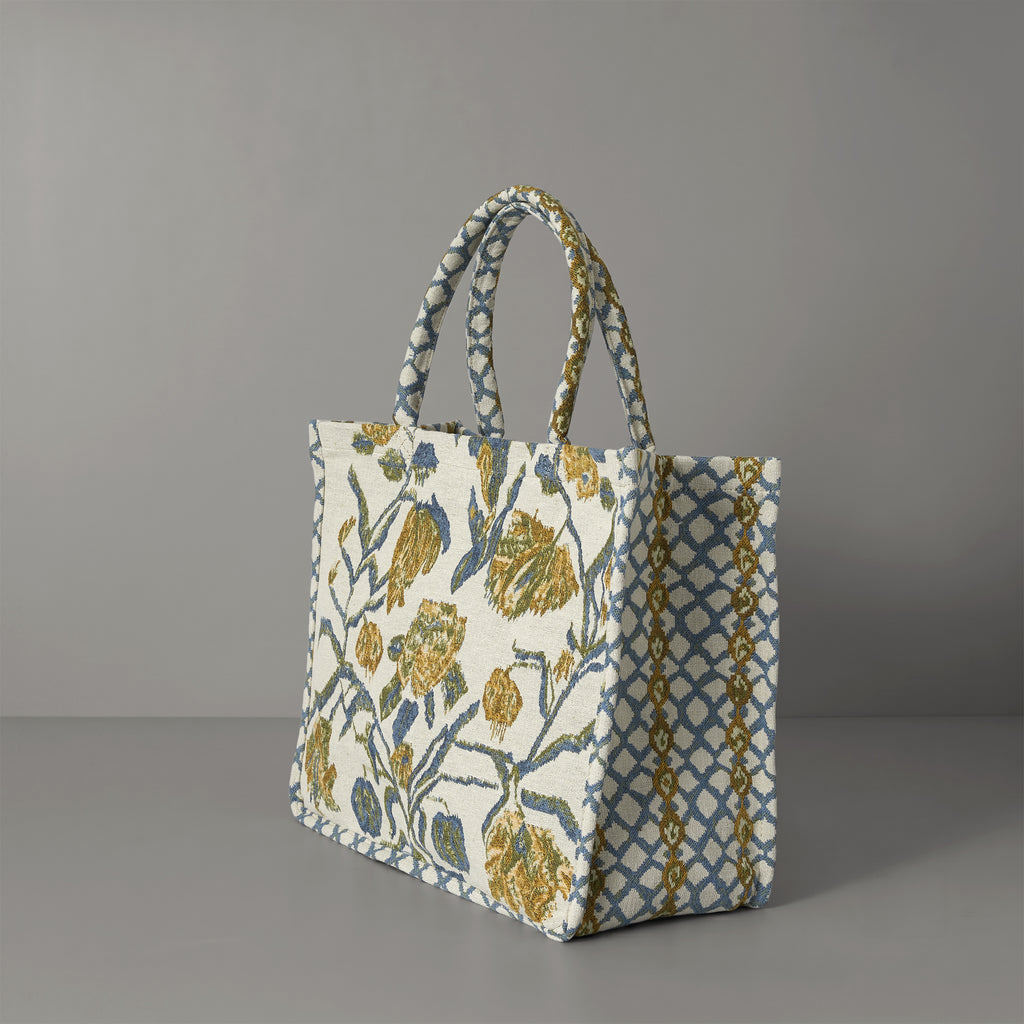 Anniken Spring Flower Yellow/Blue Large