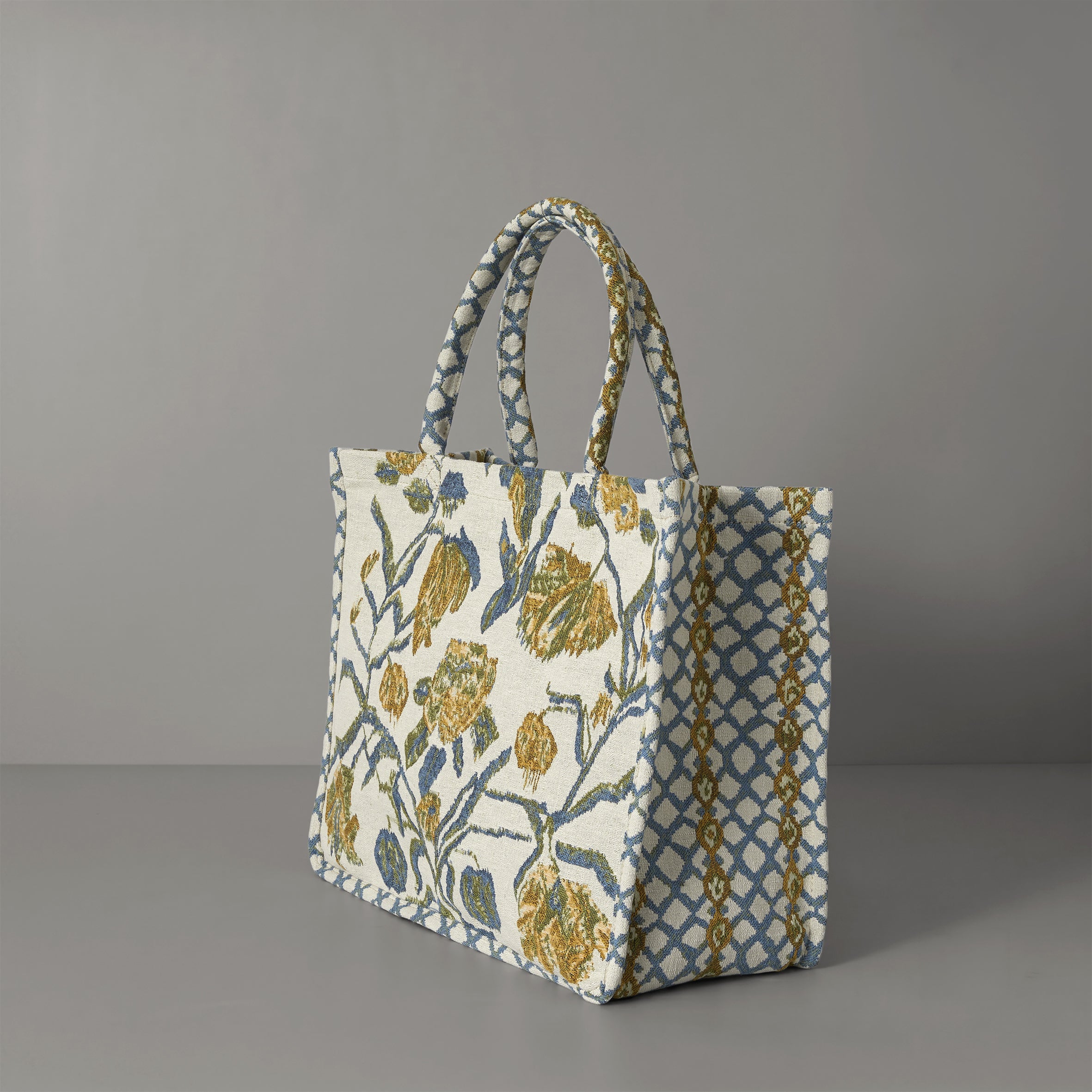 Anniken Spring Flower Yellow/Blue Large