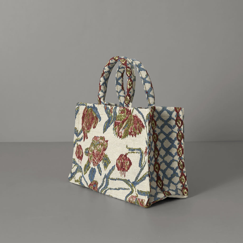 Anniken Spring Flower Ruby/Blue Small