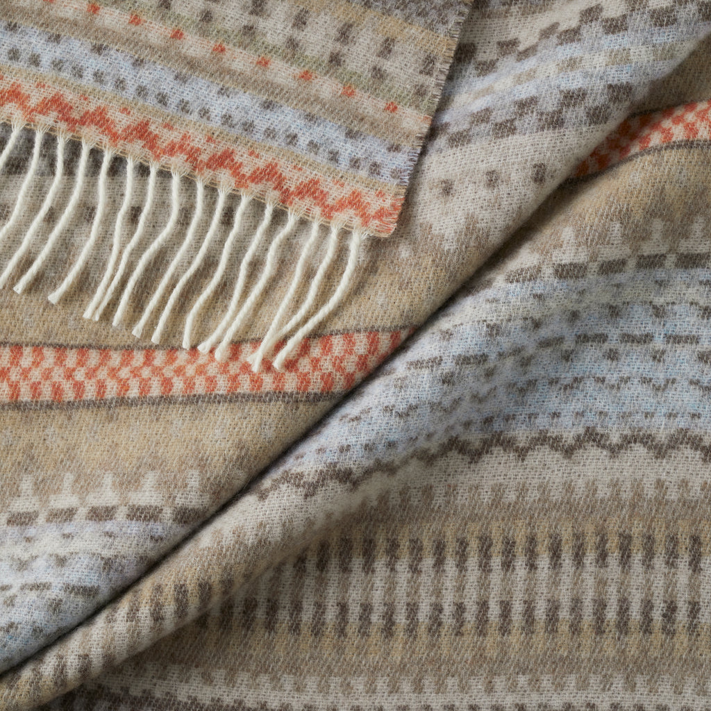 Alana heritage  scarf, 42X190, multi light