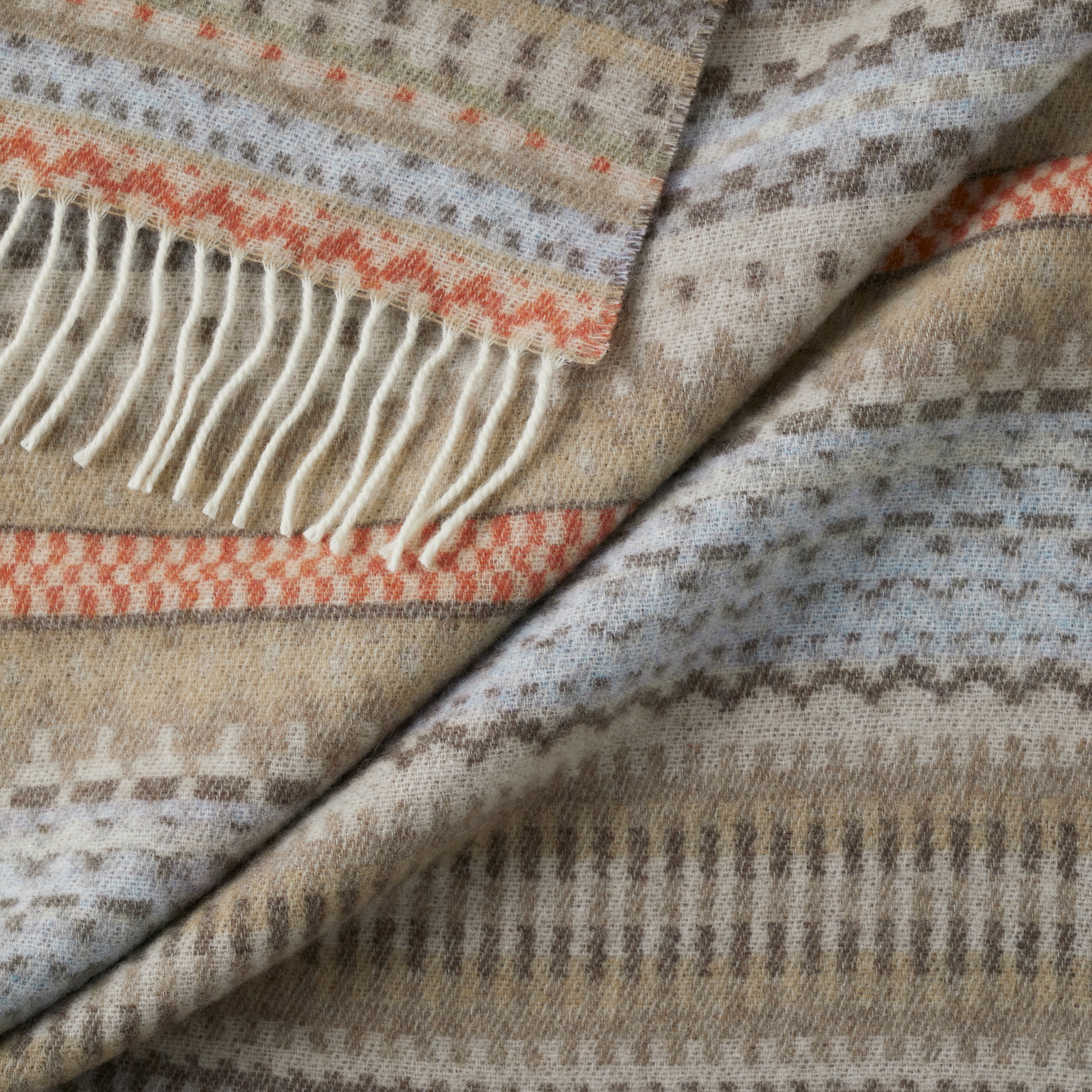 Alana heritage  scarf, 42X190, multi light