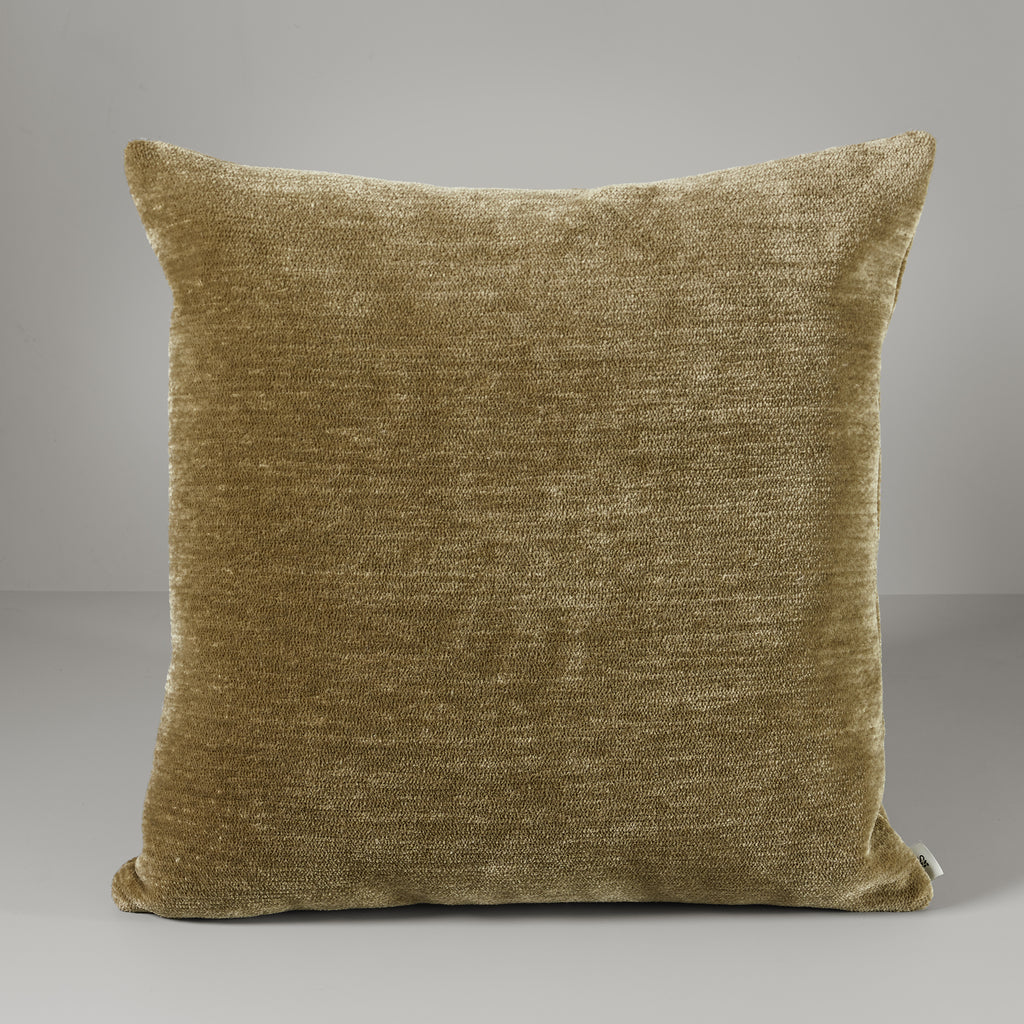 Ari chenille cushion, 60X60, touch of gold