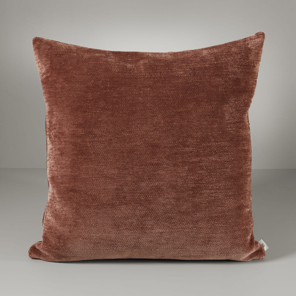 Ari chenille cushion, 60X60, vintage pink