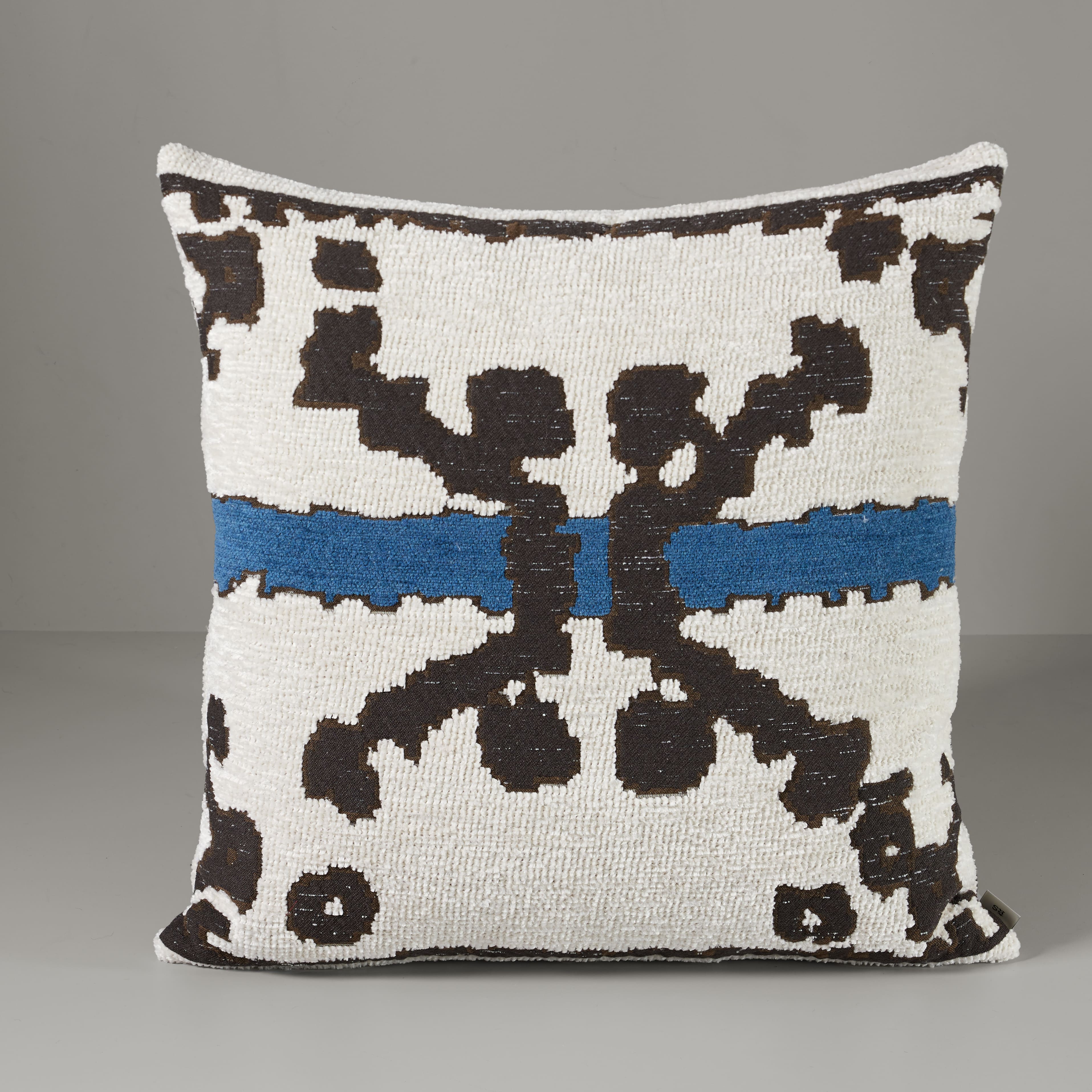 Upscale aakle cushion, beige/blue