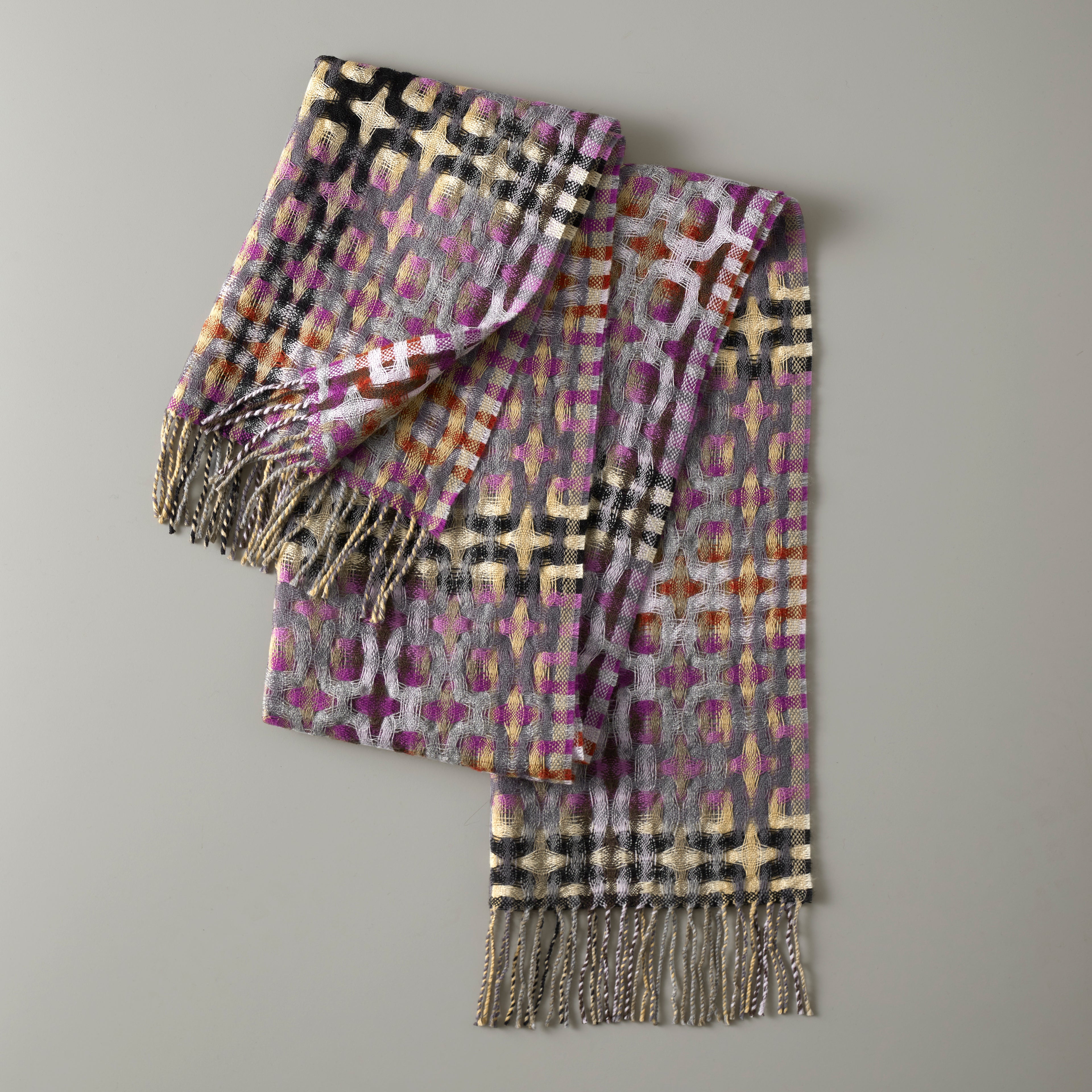 Alice scarf, 42X190, multi