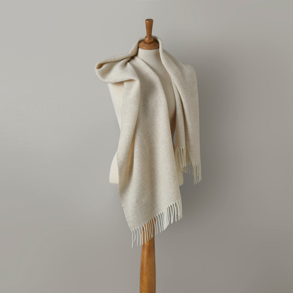 Aira scarf, 42X190, soft cream