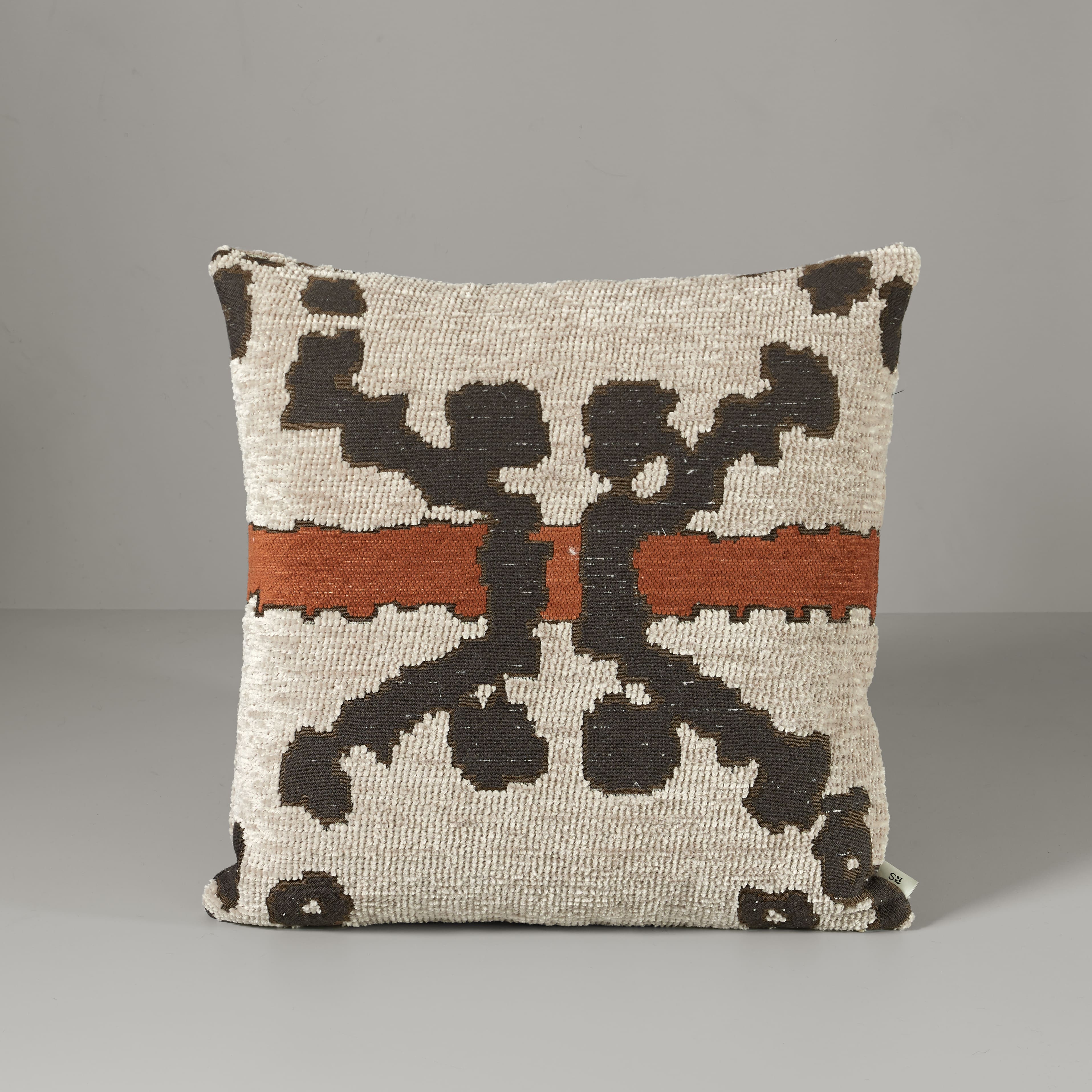 Upscale aakle cushion, beige/rust