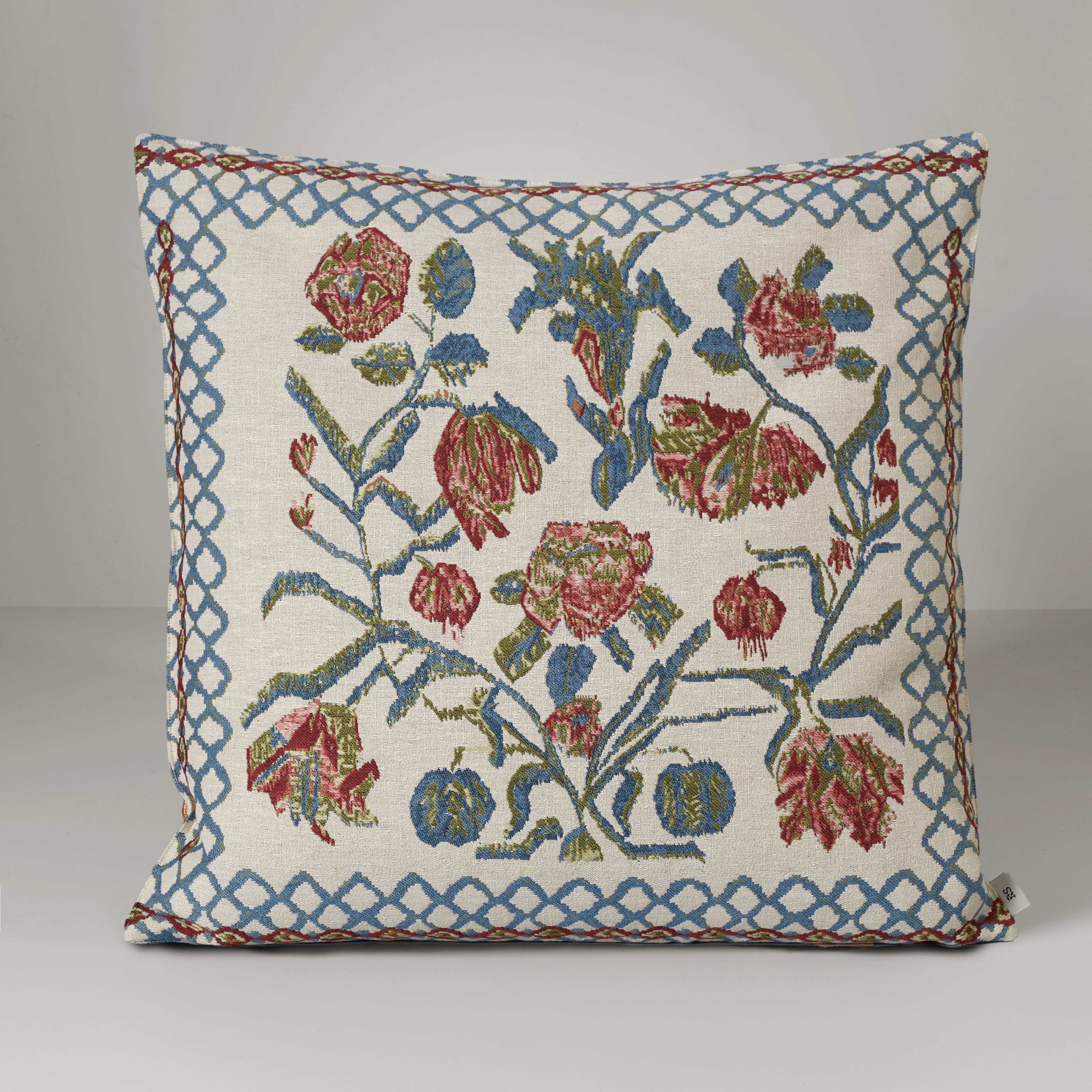 Anniken spring flower, ruby/blue