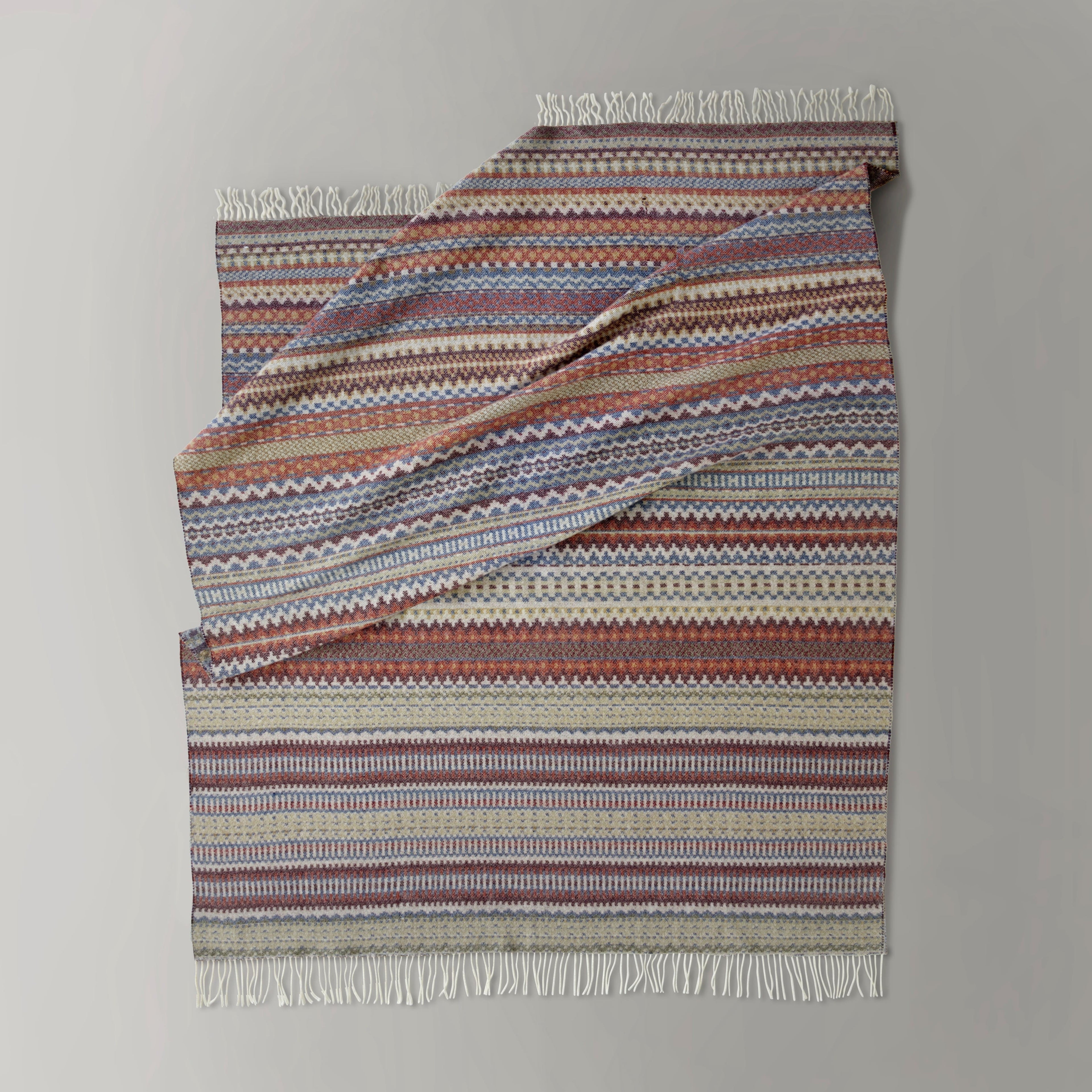 Alana heritage throw, 130X190, multi dark