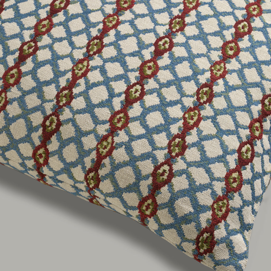 Anniken spring stripe, ruby/blue