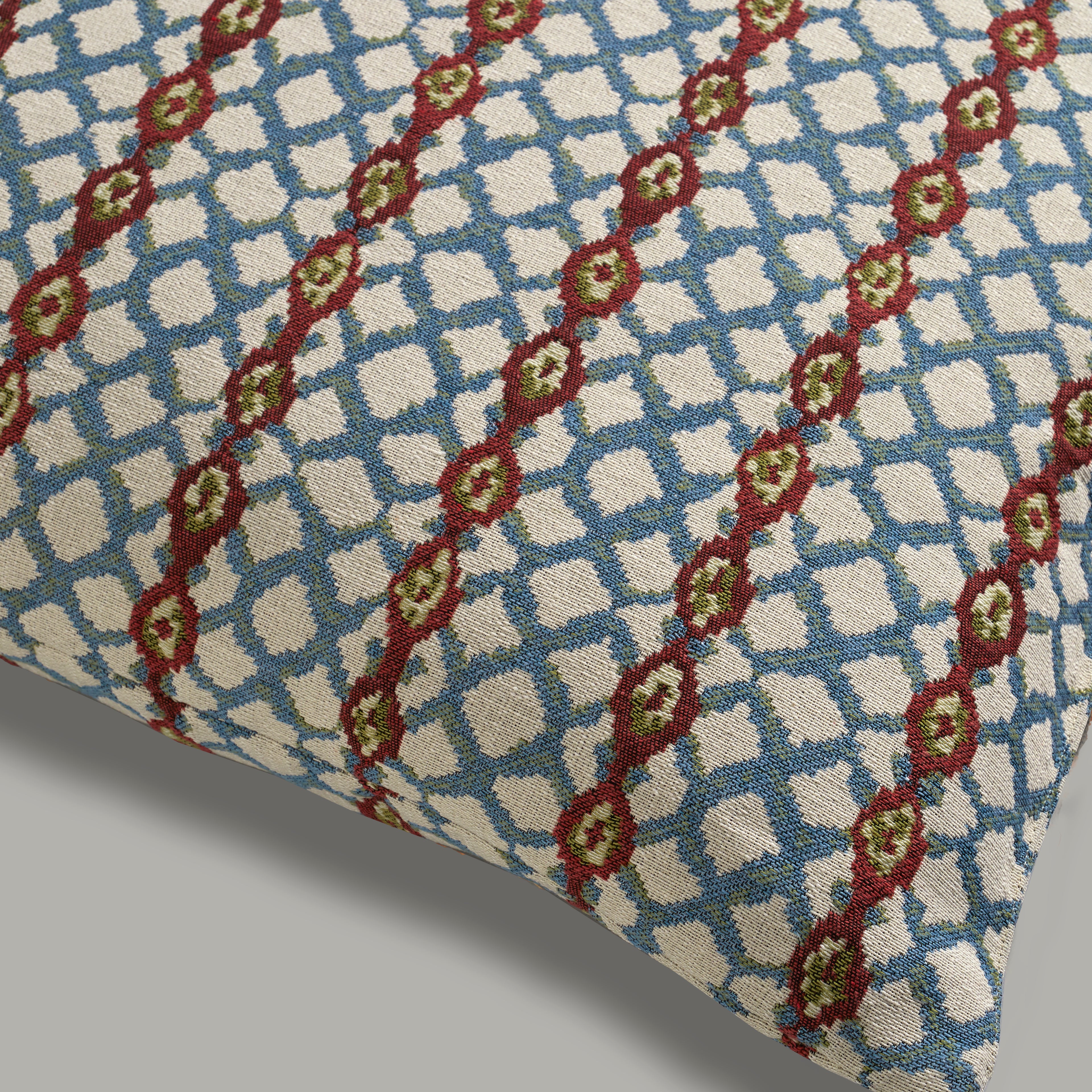 Anniken spring stripe, ruby/blue