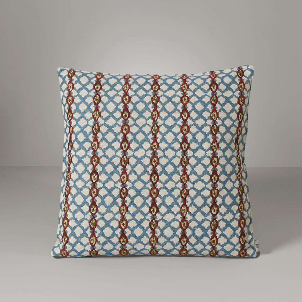Anniken spring stripe, ruby/blue