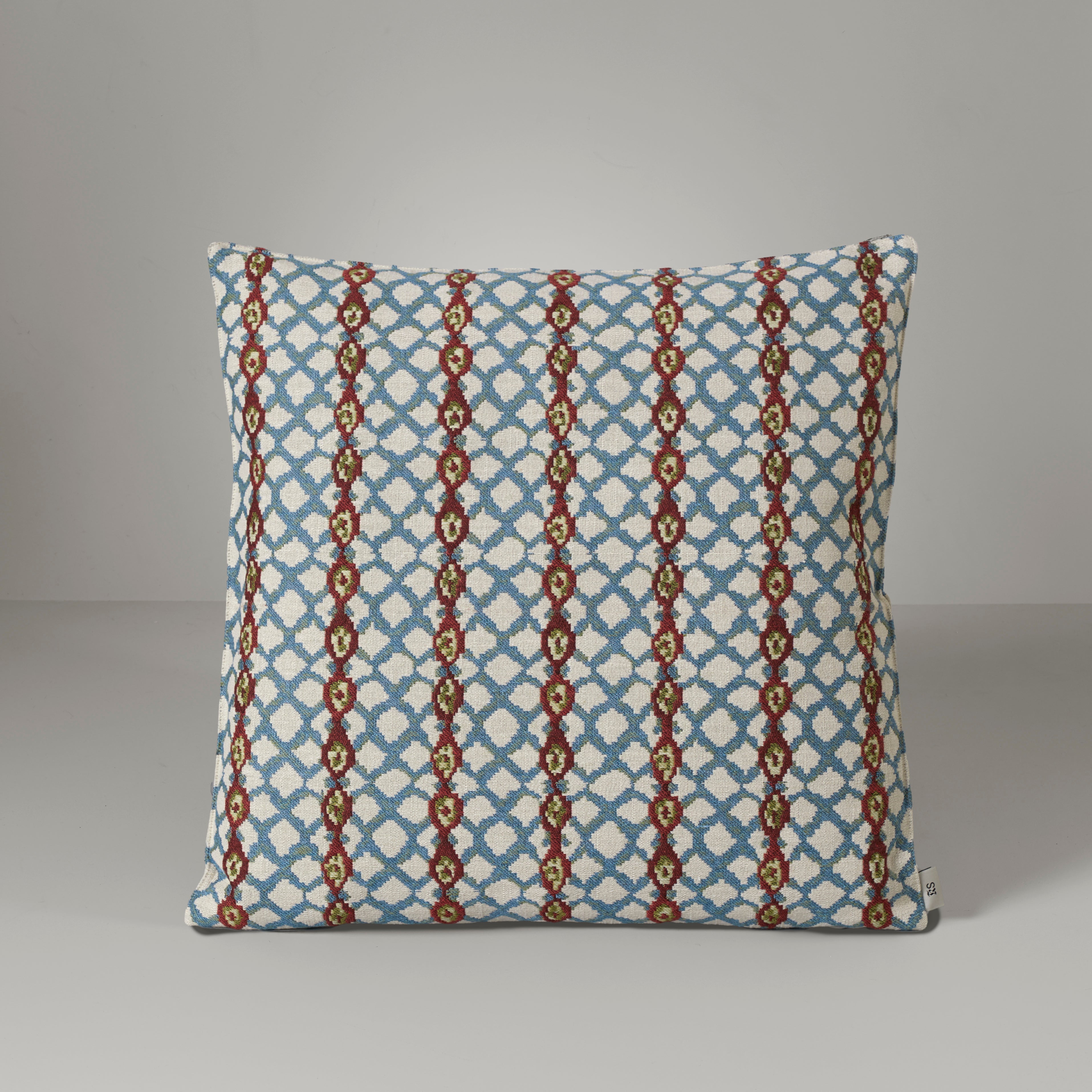 Anniken spring stripe, ruby/blue