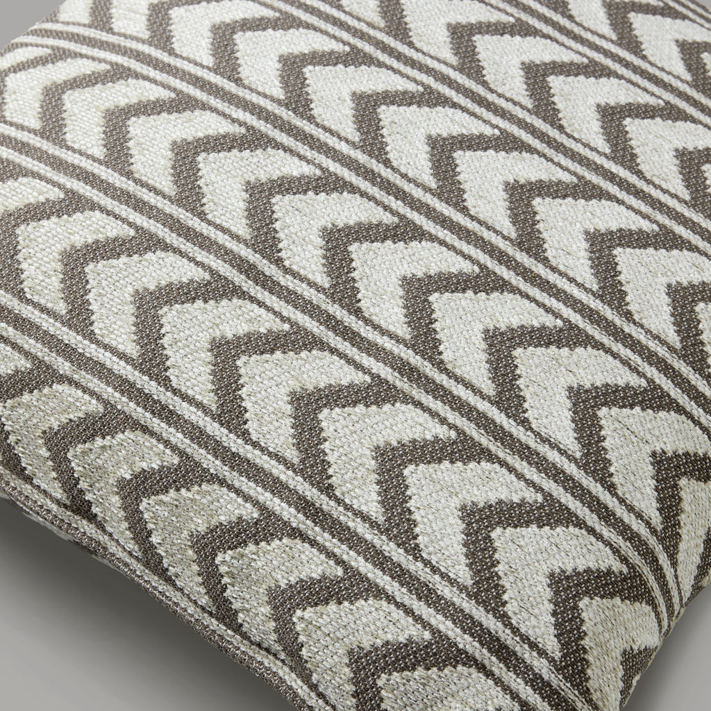 Icons stripe cushion REVERSE, taupe